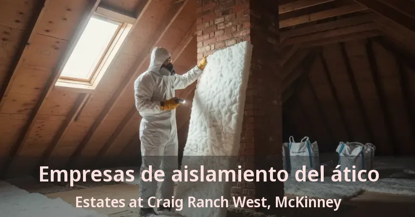 Empresas de aislamiento del ático Estates at Craig Ranch West, McKinney - TX
