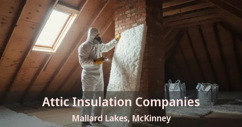 Attic Insulation Companies Mallard Lakes, McKinney - TX Attic Insulation Companies Mallard Lakes, McKinney - TX