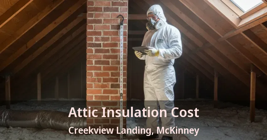 Attic Insulation Cost Creekview Landing, McKinney - TX