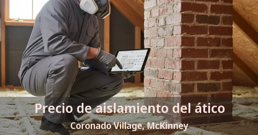 Precio de aislamiento del ático Coronado Village, McKinney - TX