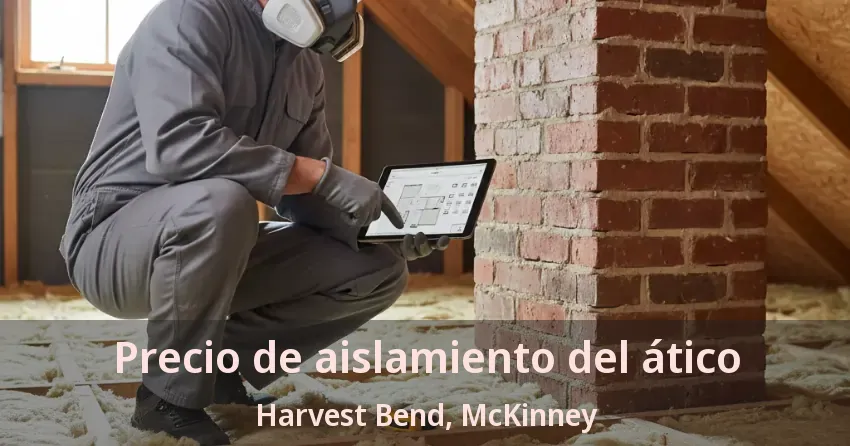 Precio de aislamiento del ático Harvest Bend, McKinney - TX