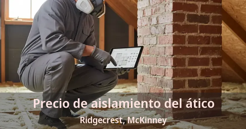 Precio de aislamiento del ático Ridgecrest, McKinney - TX Precio de aislamiento del ático Ridgecrest, McKinney - TX