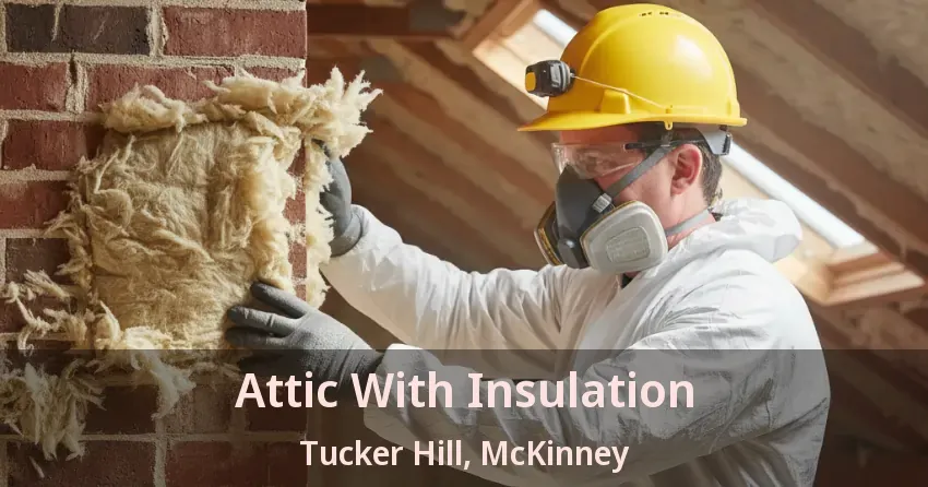 Attic With Insulation Tucker Hill, McKinney - TX