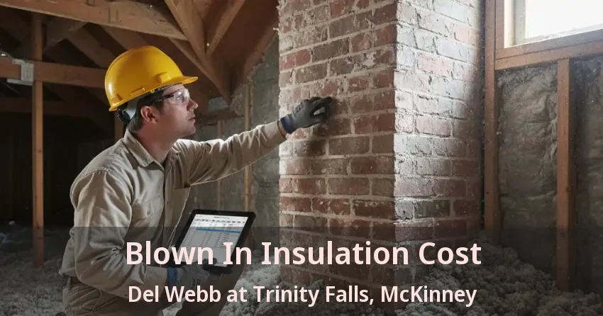 Blown In Insulation Cost Del Webb at Trinity Falls, McKinney - TX