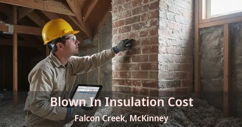 Blown In Insulation Cost Falcon Creek, McKinney - TX
