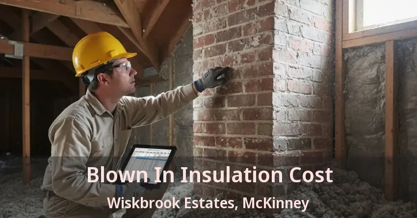 Blown In Insulation Cost Wiskbrook Estates, McKinney - TX