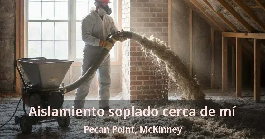 Aislamiento soplado cerca de mí Pecan Point, McKinney - TX