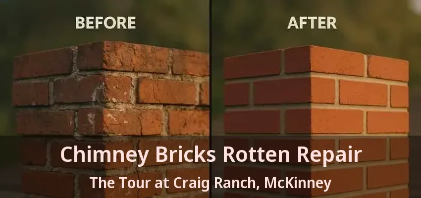 Chimney Bricks Rotten Repair The Tour at Craig Ranch, McKinney - TX