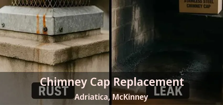 Chimney Cap Replacement Adriatica, McKinney - TX