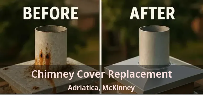Chimney Cover Replacement Adriatica, McKinney - TX