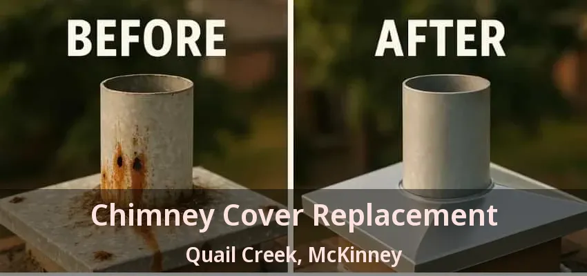 Chimney Cover Replacement Quail Creek, McKinney - TX