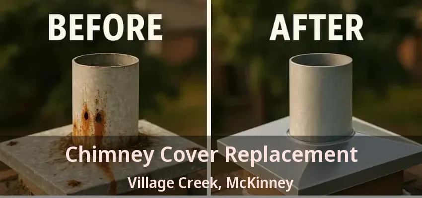 Chimney Cover Replacement Village Creek, McKinney - TX