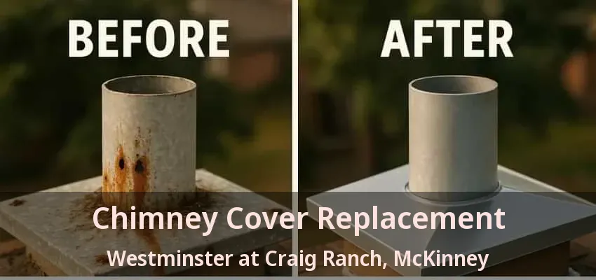 Chimney Cover Replacement Westminster at Craig Ranch, McKinney - TX