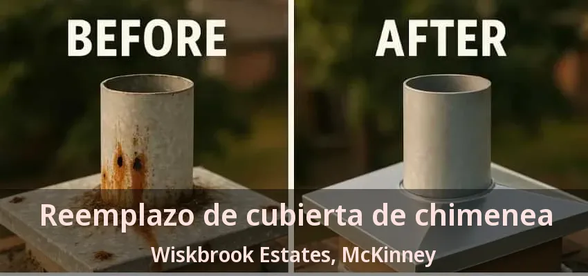 Reemplazo de cubierta de chimenea Wiskbrook Estates, McKinney - TX Reemplazo de cubierta de chimenea Wiskbrook Estates, McKinney - TX