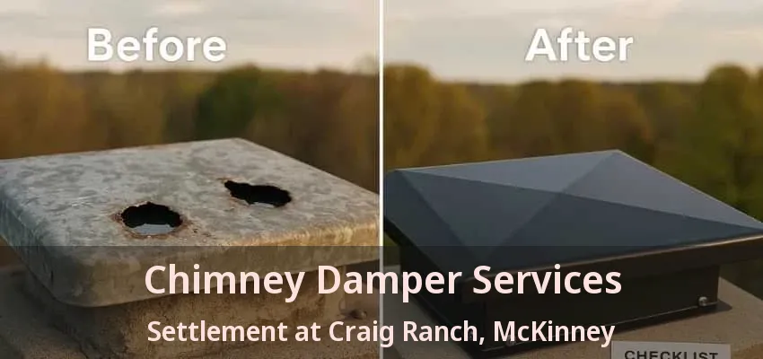 Chimney Damper Services Settlement at Craig Ranch, McKinney - TX