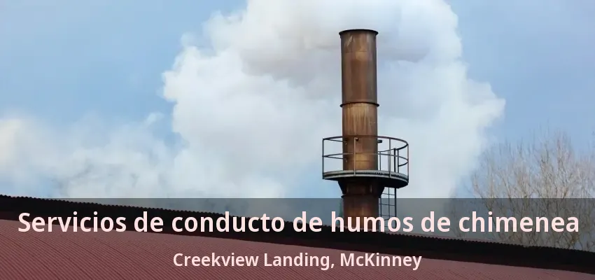 Servicios de conducto de humos de chimenea Creekview Landing, McKinney - TX