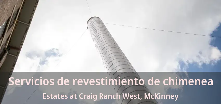 Servicios de revestimiento de chimenea Estates at Craig Ranch West, McKinney - TX