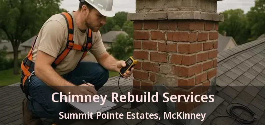 Chimney Rebuild Services Summit Pointe Estates, McKinney - TX