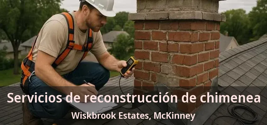 Servicios de reconstrucción de chimenea Wiskbrook Estates, McKinney - TX