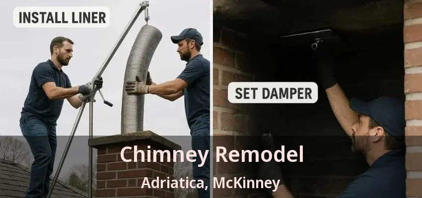 Chimney Remodel Adriatica, McKinney - TX