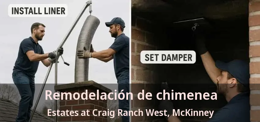 Remodelación de chimenea Estates at Craig Ranch West, McKinney - TX