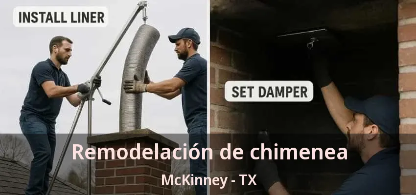 Remodelación de chimenea McKinney - TX