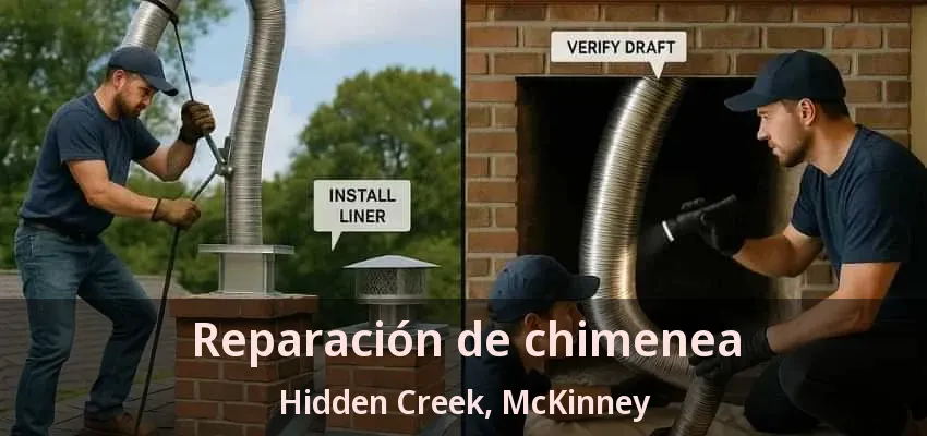 Reparación de chimenea Hidden Creek, McKinney - TX