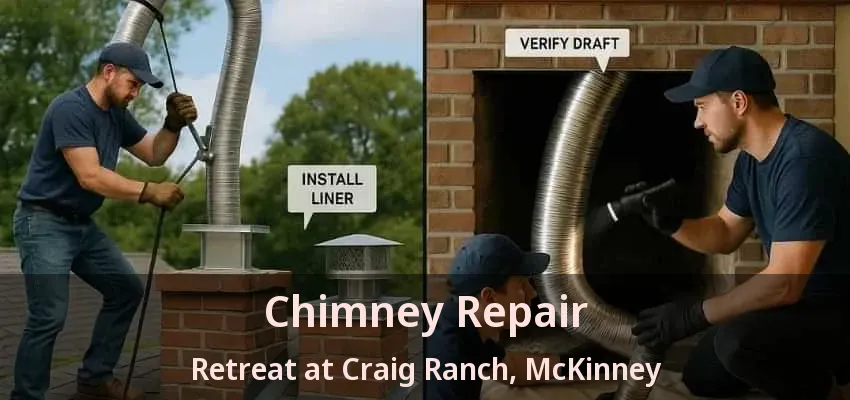 Chimney Repair Retreat at Craig Ranch, McKinney - TX