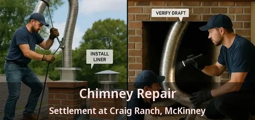 Chimney Repair Settlement at Craig Ranch, McKinney - TX