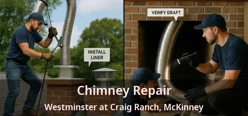 Chimney Repair Westminster at Craig Ranch, McKinney - TX