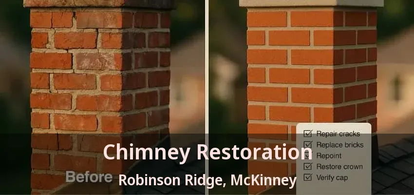 Chimney Restoration Robinson Ridge, McKinney - TX
