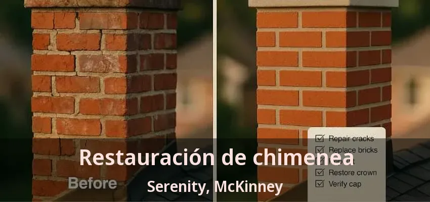 Restauración de chimenea Serenity, McKinney - TX