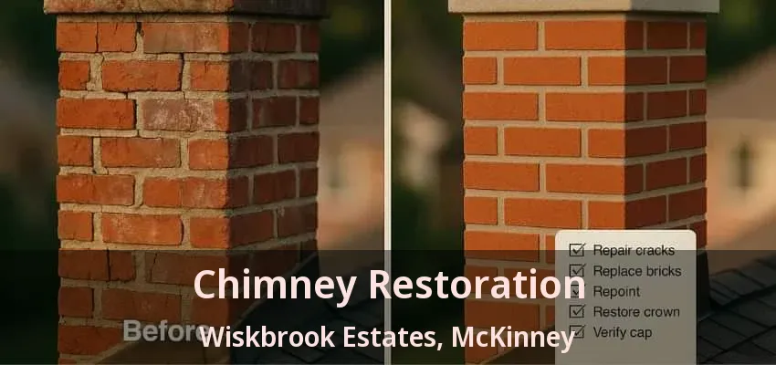 Chimney Restoration Wiskbrook Estates, McKinney - TX