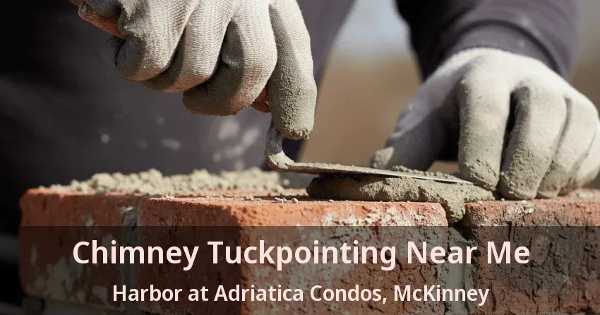 Chimney Tuckpointing Near Me Harbor at Adriatica Condos, McKinney - TX