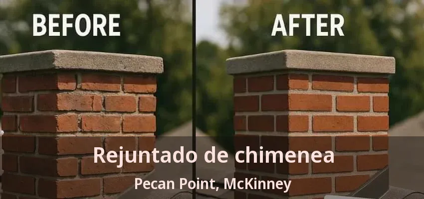 Rejuntado de chimenea Pecan Point, McKinney - TX