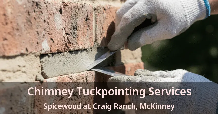 Chimney Tuckpointing Services Spicewood at Craig Ranch, McKinney - TX