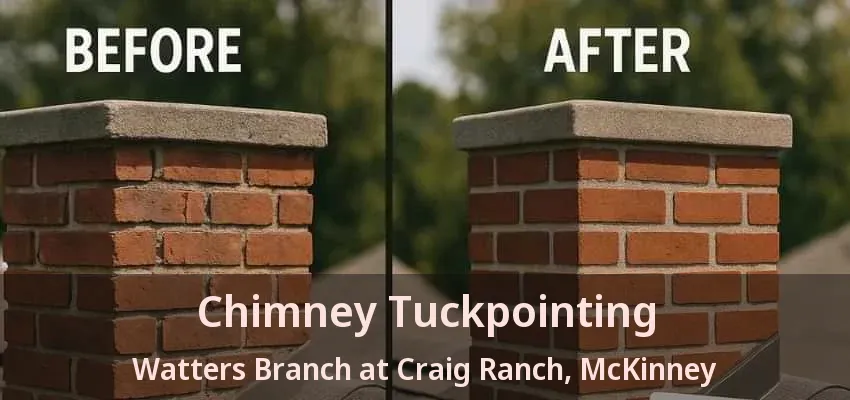Chimney Tuckpointing Watters Branch at Craig Ranch, McKinney - TX