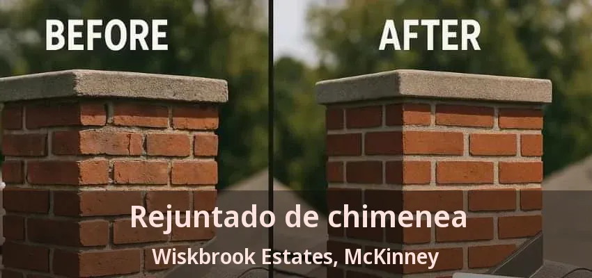 Rejuntado de chimenea Wiskbrook Estates, McKinney - TX