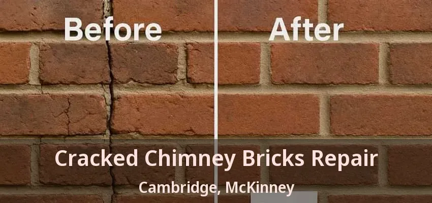 Cracked Chimney Bricks Repair Cambridge, McKinney - TX