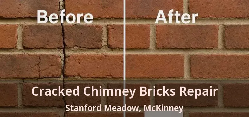 Cracked Chimney Bricks Repair Stanford Meadow, McKinney - TX