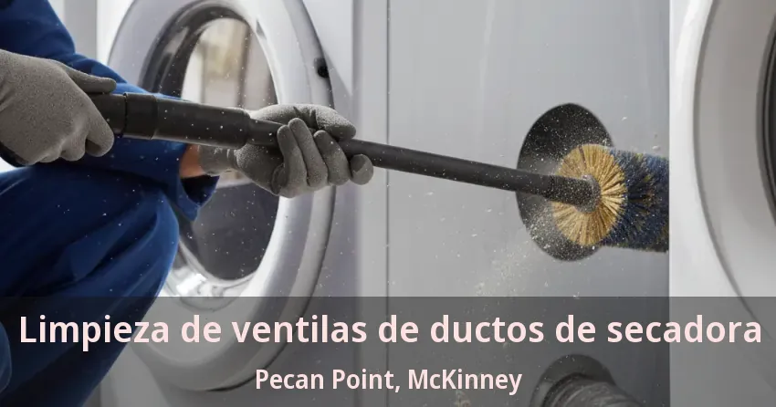 Limpieza de ventilas de ductos de secadora Pecan Point, McKinney - TX