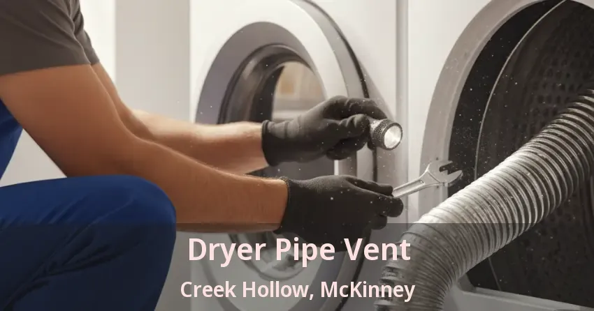 Dryer Pipe Vent Creek Hollow, McKinney - TX