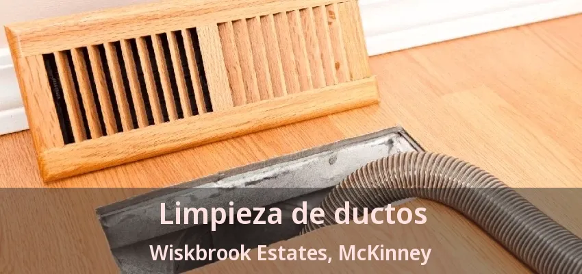 Limpieza de ductos Wiskbrook Estates, McKinney - TX