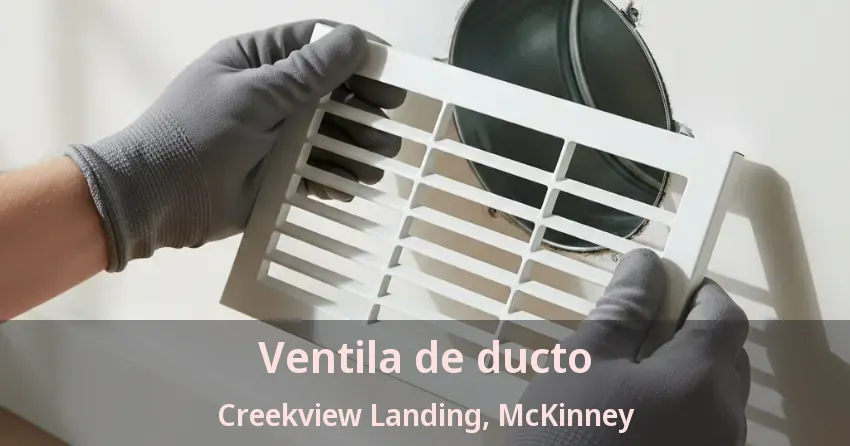 Ventila de ducto Creekview Landing, McKinney - TX
