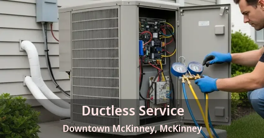 Ductless Service Downtown McKinney, McKinney - TX