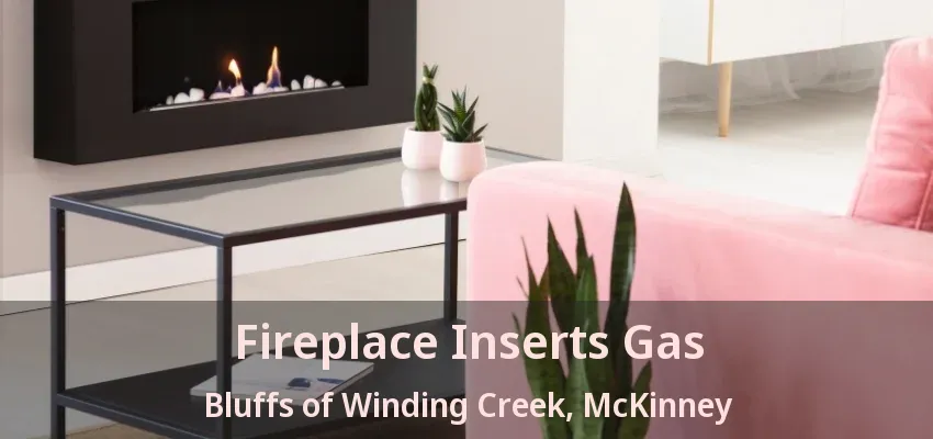Fireplace Inserts Gas Bluffs of Winding Creek, McKinney - TX