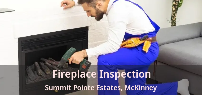 Fireplace Inspection Summit Pointe Estates, McKinney - TX