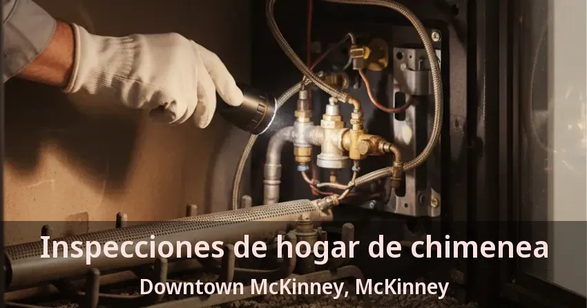 Inspecciones de hogar de chimenea Downtown McKinney, McKinney - TX