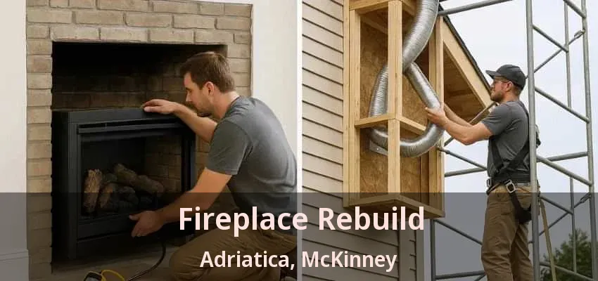 Fireplace Rebuild Adriatica, McKinney - TX