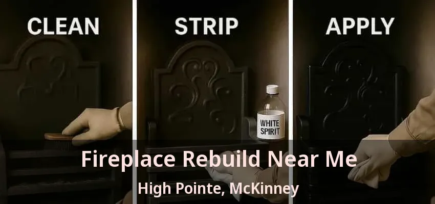 Fireplace Rebuild Near Me High Pointe, McKinney - TX